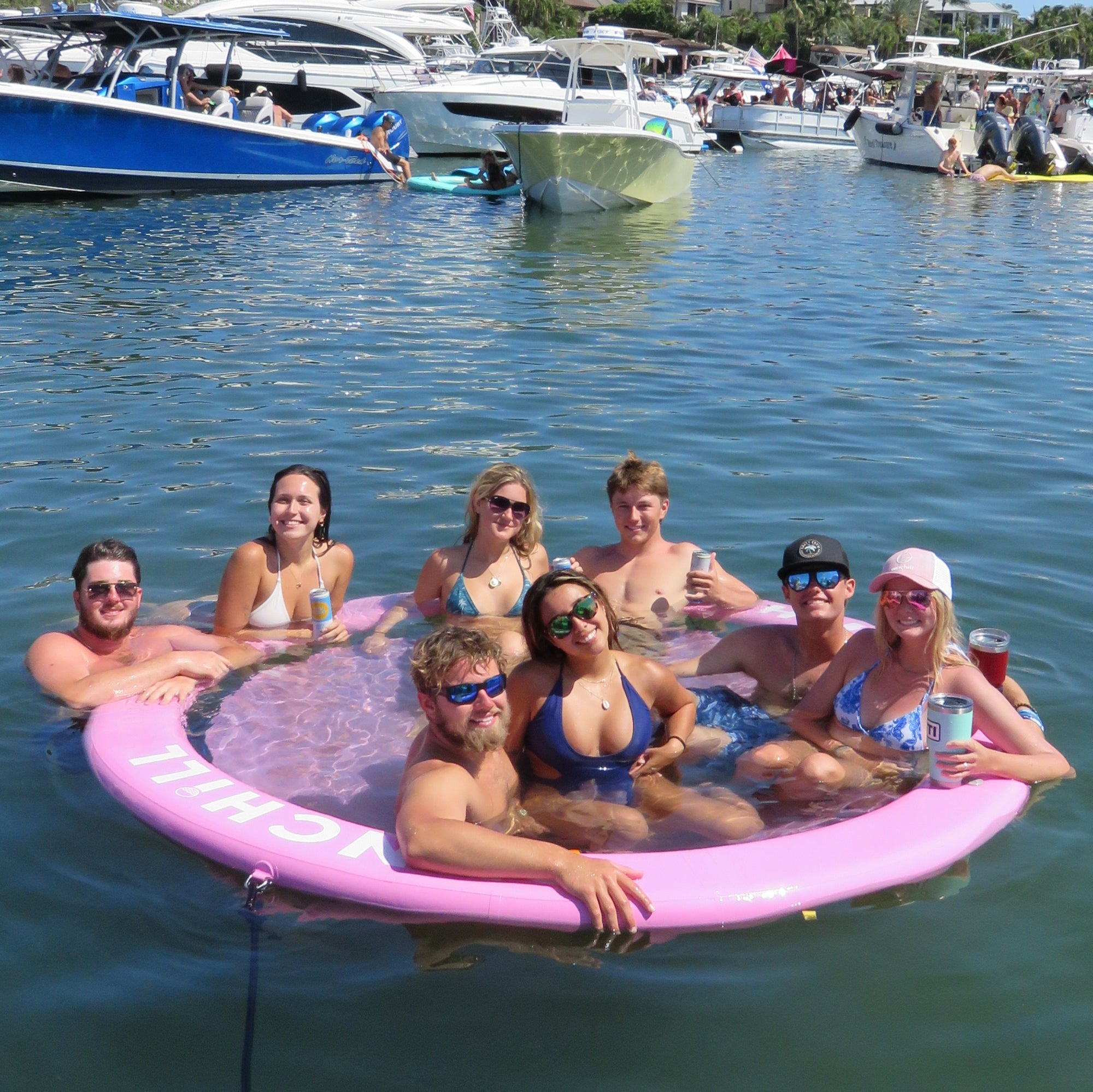 AquaHaven Inflatable Water Hammock lifestyle image 57