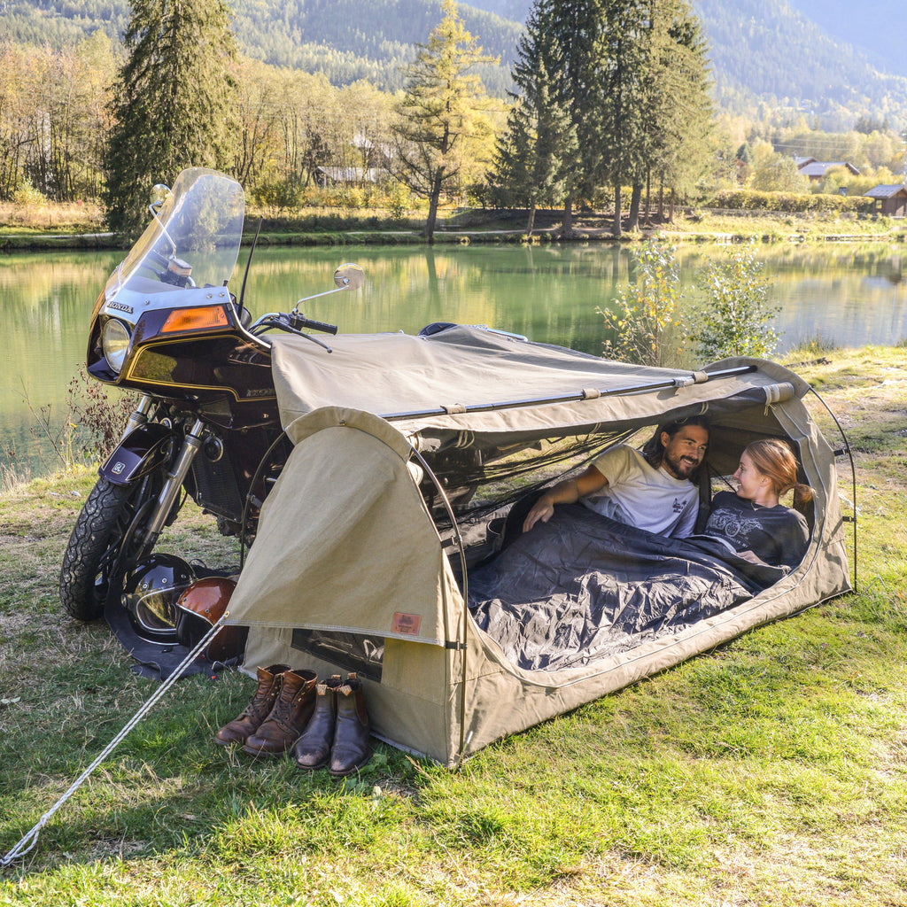 RoadNest Duo Canvas Moto Tent photo 1