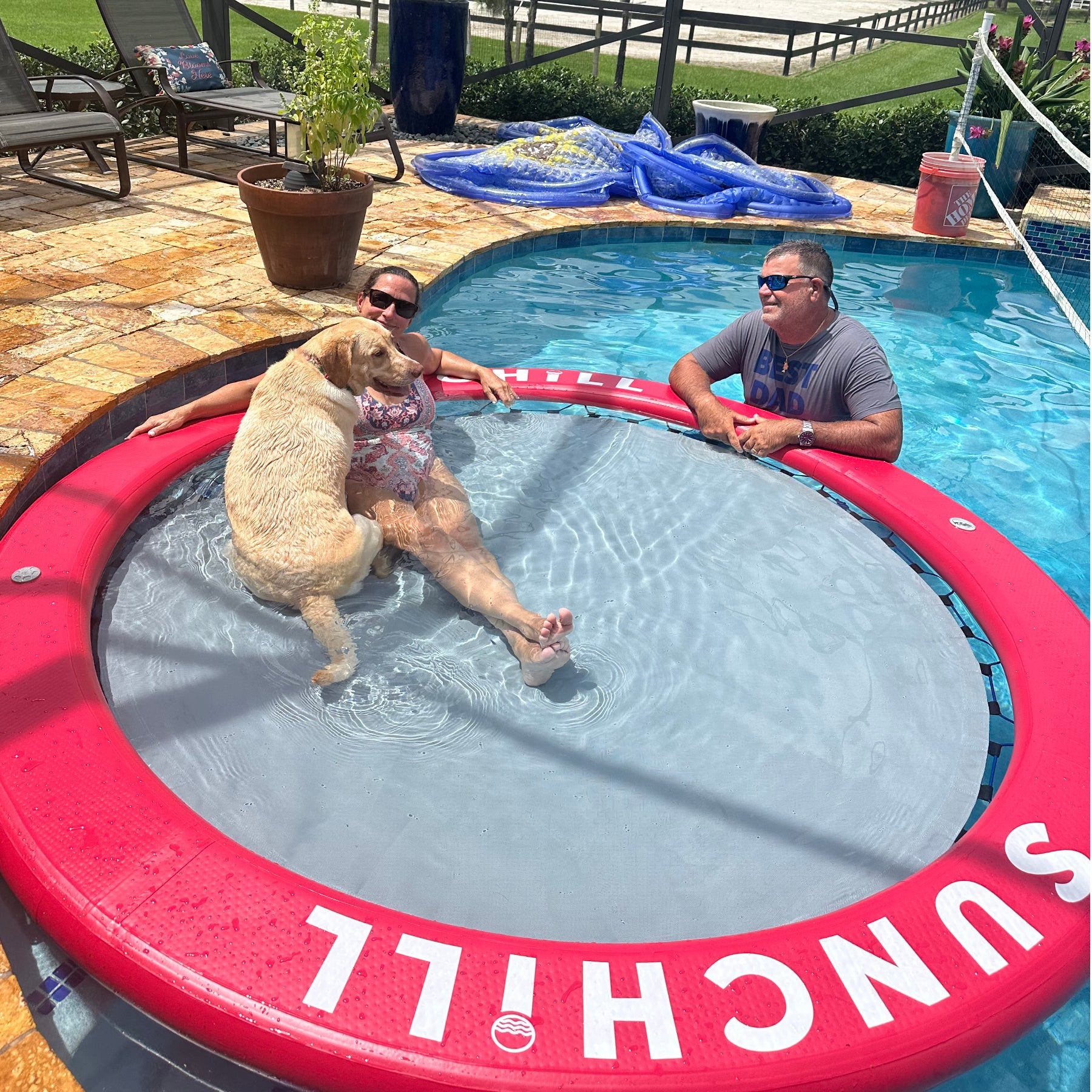 AquaHaven Inflatable Water Hammock lifestyle image 43