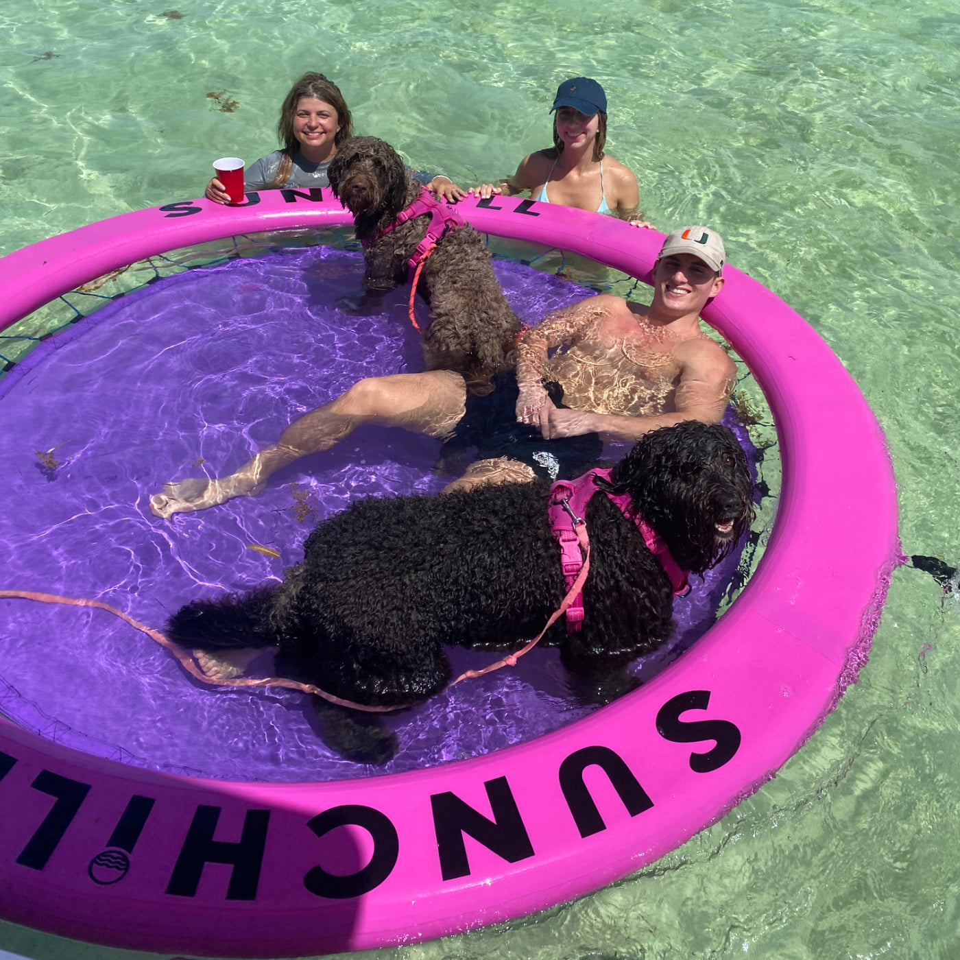 AquaHaven Inflatable Water Hammock lifestyle image 14