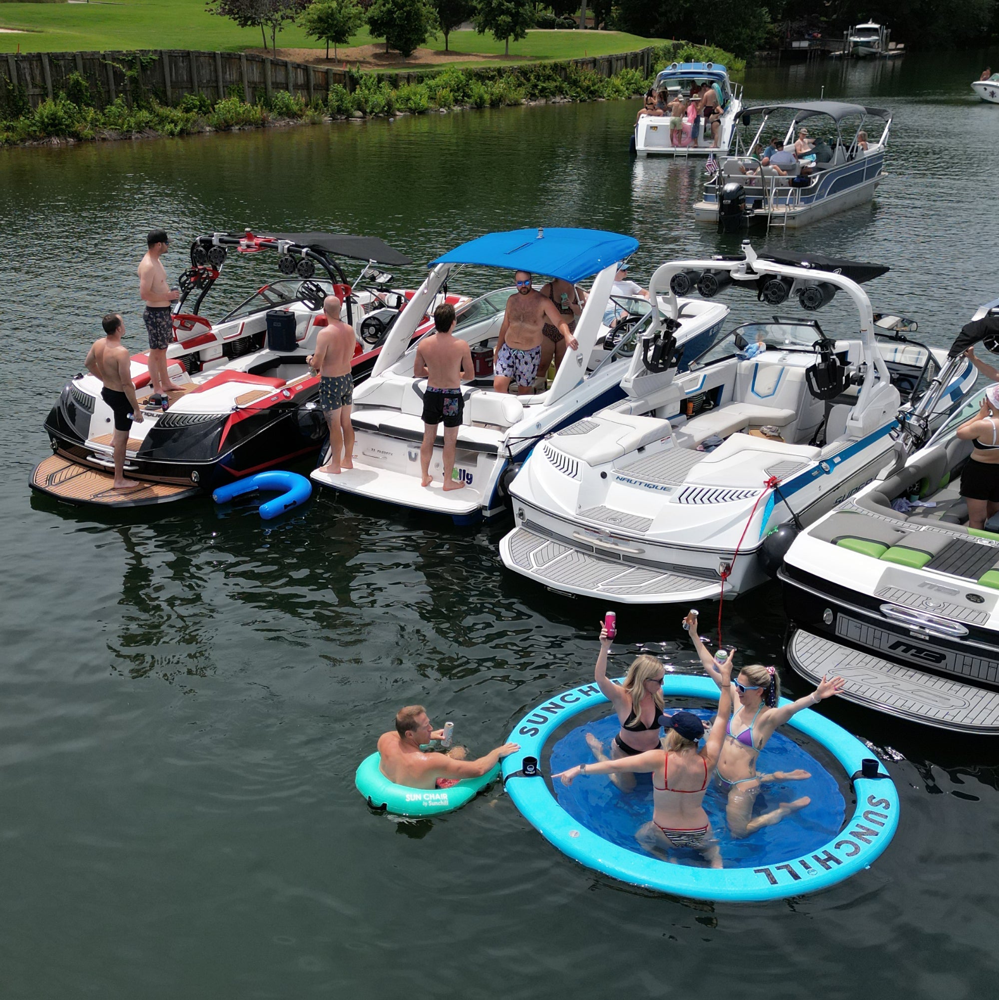 AquaHaven Inflatable Water Hammock lifestyle image 62
