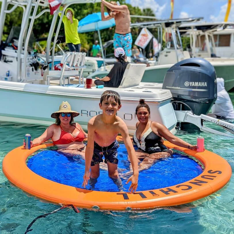 AquaHaven Inflatable Water Hammock lifestyle image 3