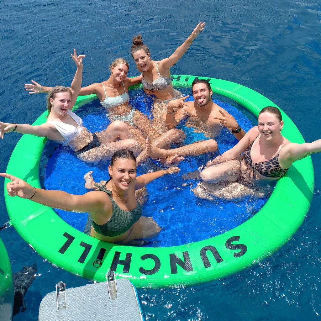 AquaHaven Inflatable Water Hammock lifestyle image 2