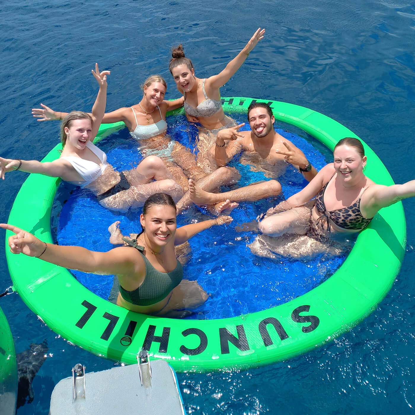 AquaHaven Inflatable Water Hammock lifestyle image 2