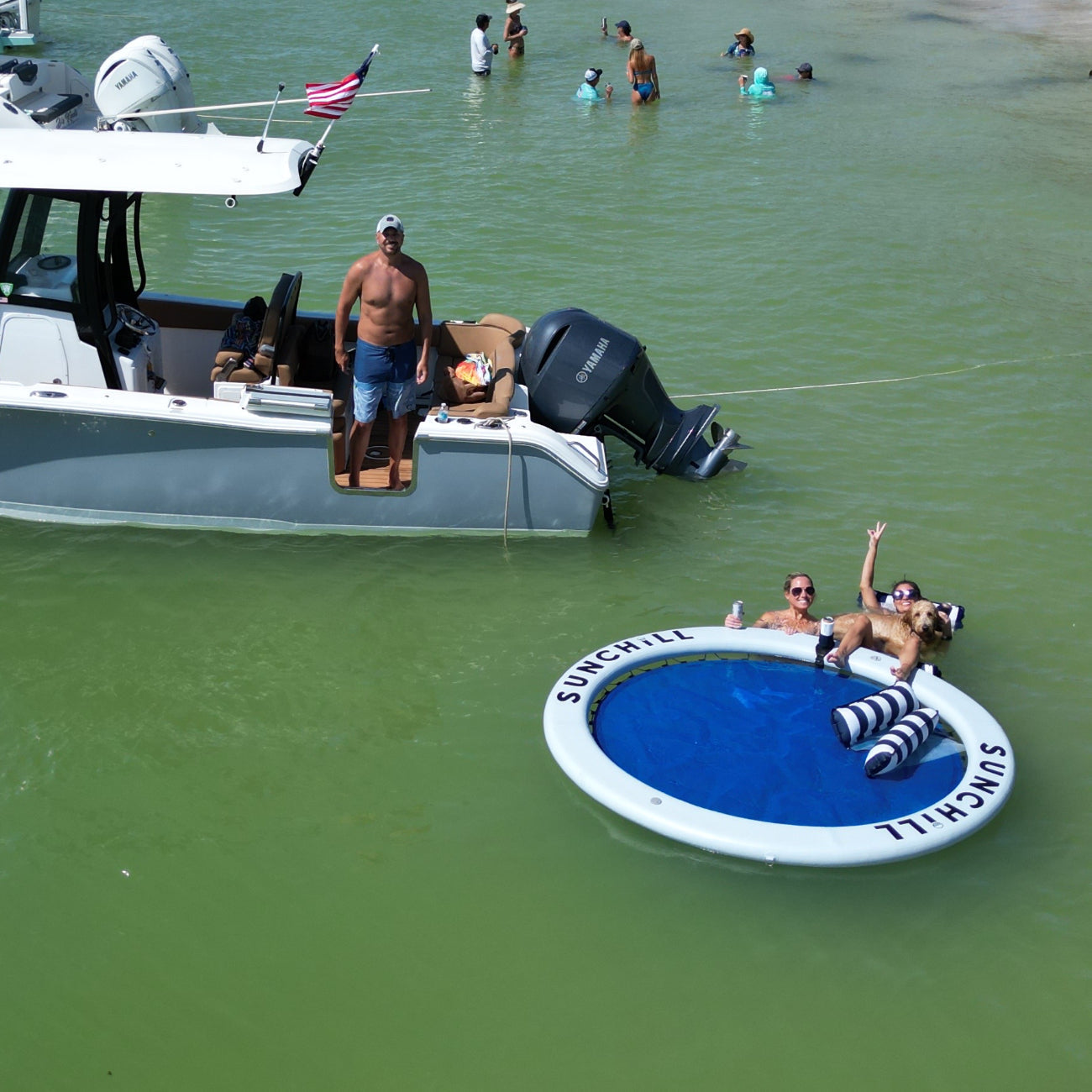 AquaHaven Inflatable Water Hammock lifestyle image 10